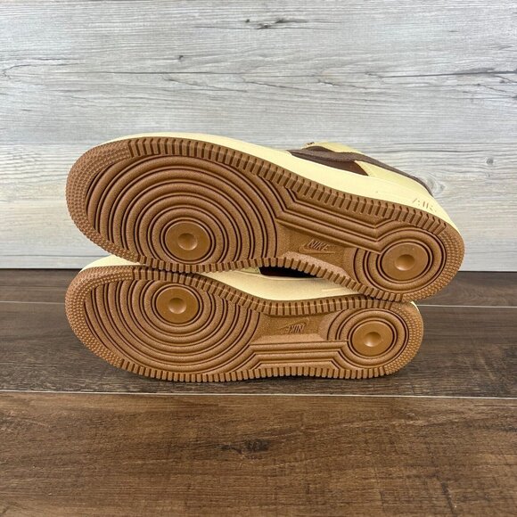 Nike Air Force 1 07 Mens Size 12 Light British Tan Cacao Wow Sesame HQ3447 222 - Picture 8 of 10